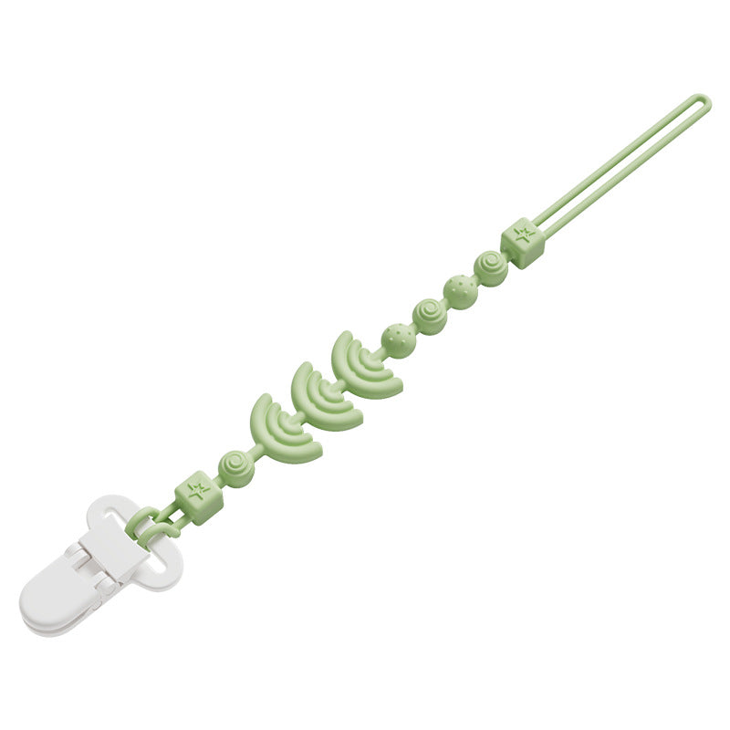 Cadena sujeta-chupete de silicona anti-caídas