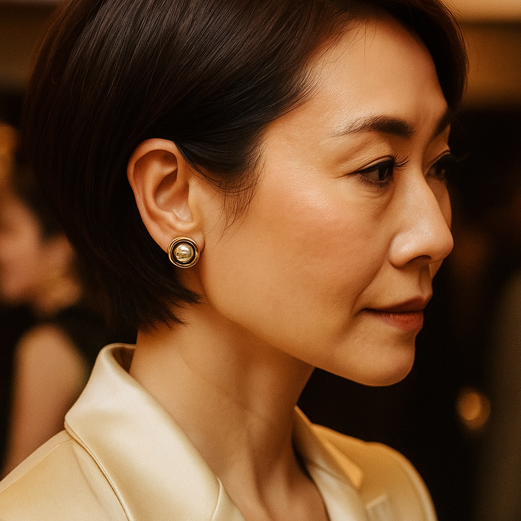 Gris Perle Studs
