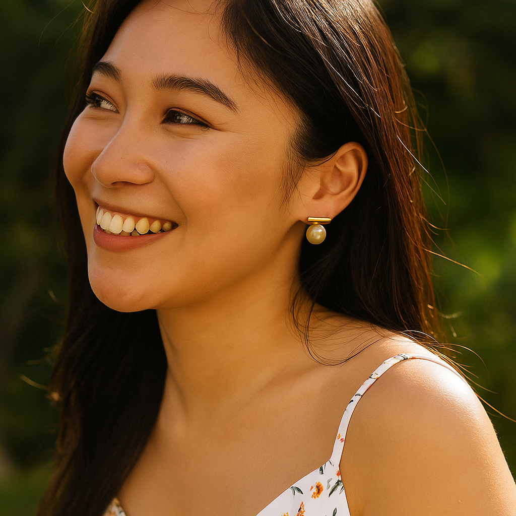 Étoile Perle Studs