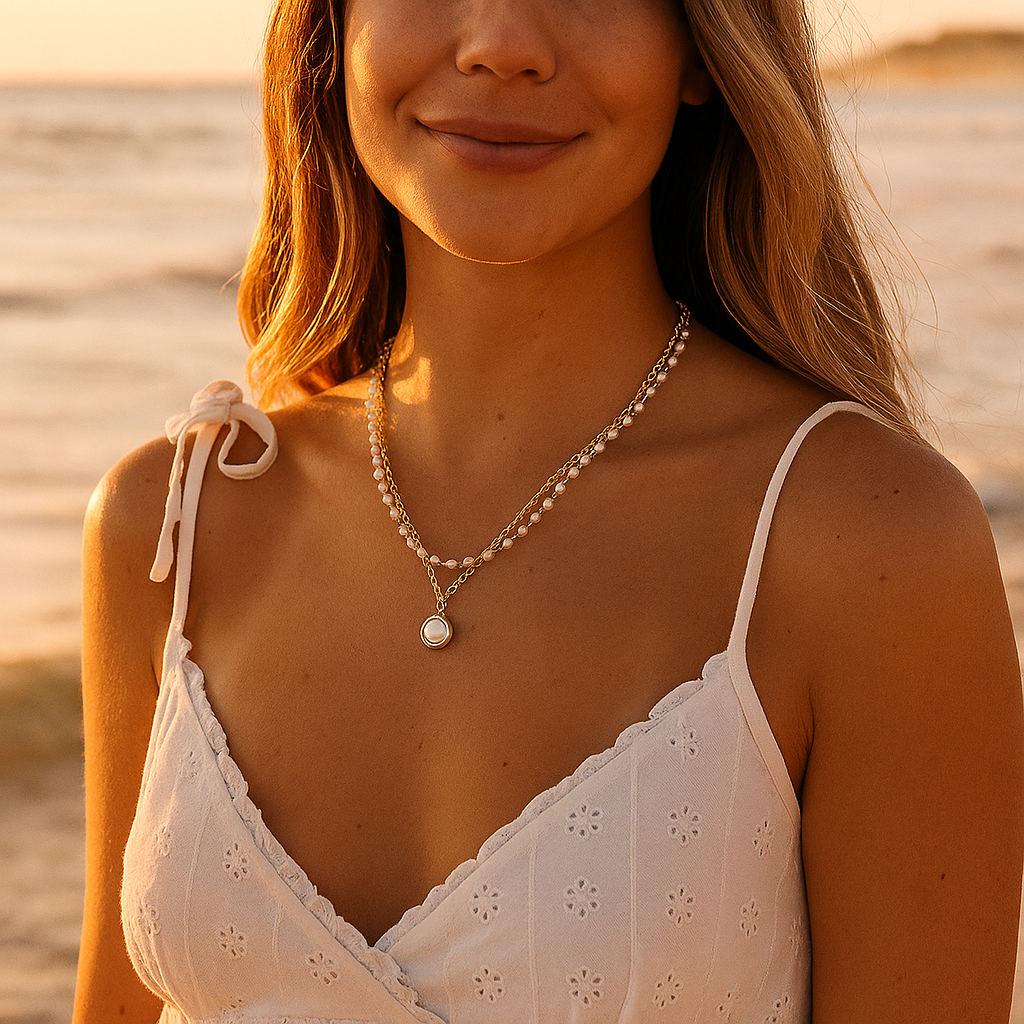 Twin Pearl Chain