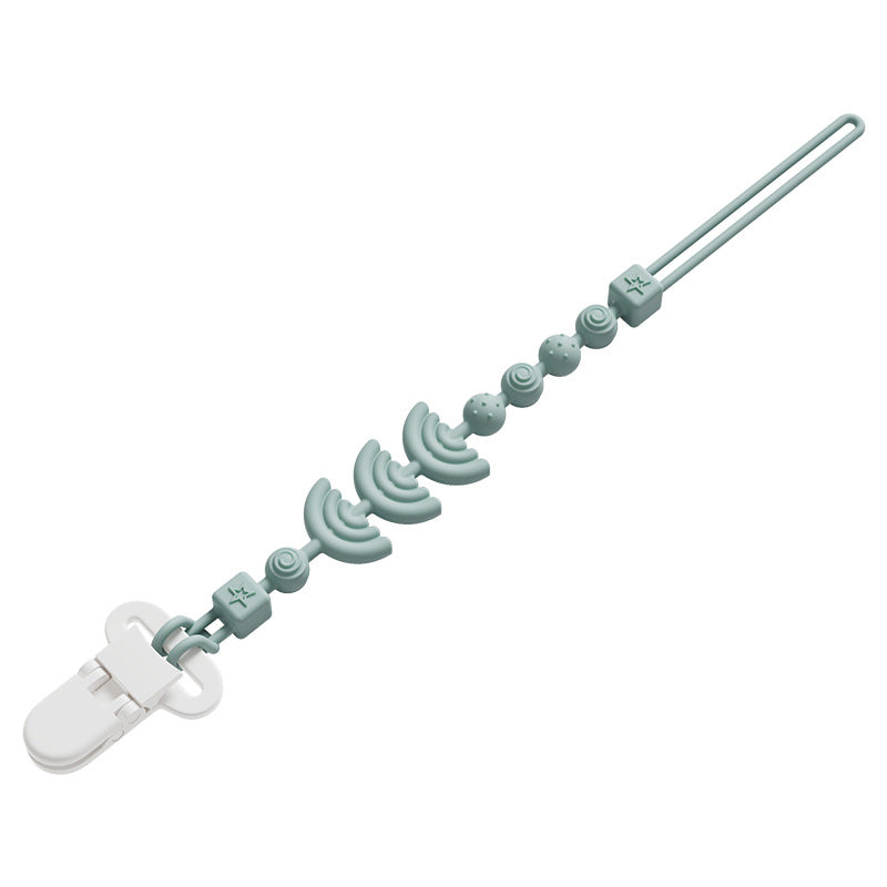 Cadena sujeta-chupete de silicona anti-caídas